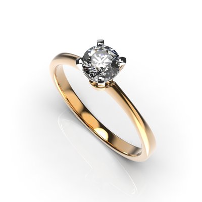 Mixed Metals Diamonds Ring 220422421 from the manufacturer of jewelry LUNET JEWELERY at the price of $1 260 UAH.