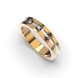 Mixed Metals Diamond Wedding Ring 214002421 from the manufacturer of jewelry LUNET JEWELERY at the price of $737 UAH: 3