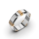 Mixed Metals Wedding Ring 225871100 from the manufacturer of jewelry LUNET JEWELERY at the price of $561 UAH: 5