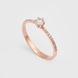 Red Gold Diamond Ring 227922421 from the manufacturer of jewelry LUNET JEWELERY at the price of $535 UAH: 3