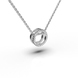 White Gold Diamond Necklace 724841121