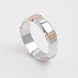 Mixed Metals Wedding Ring 225871100 from the manufacturer of jewelry LUNET JEWELERY at the price of $561 UAH: 1