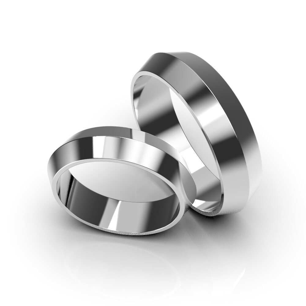 White Gold Wedding Ring 210261100
