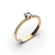 Red Gold Diamond Ring 228042421 from the manufacturer of jewelry LUNET JEWELERY at the price of  UAH: 9