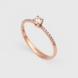 Red Gold Diamond Ring 228042421 from the manufacturer of jewelry LUNET JEWELERY at the price of  UAH: 3