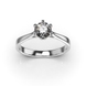 White Gold Diamond Ring 220641121 from the manufacturer of jewelry LUNET JEWELERY at the price of $2 700 UAH: 5