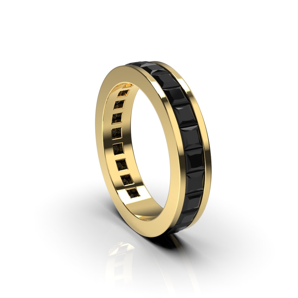 Yellow Gold Diamond Wedding Ring 217223122