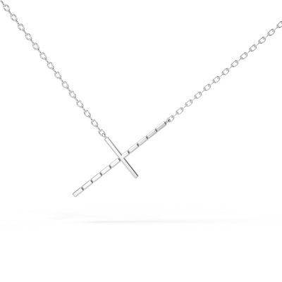 White Gold Necklace 716121100 from the manufacturer of jewelry LUNET JEWELERY at the price of $122 UAH.