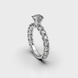 White Gold Diamond Ring 222031121 from the manufacturer of jewelry LUNET JEWELERY at the price of $7 040 UAH: 6