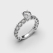 White Gold Diamond Ring 222031121 from the manufacturer of jewelry LUNET JEWELERY at the price of $7 040 UAH: 7