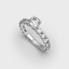White Gold Diamond Ring 222031121 from the manufacturer of jewelry LUNET JEWELERY at the price of $7 040 UAH: 1
