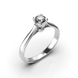 White Gold Diamond Ring 220041121 from the manufacturer of jewelry LUNET JEWELERY at the price of $988 UAH: 9