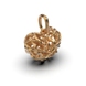 Red Gold "Heart" Pendant without Stones 114072400