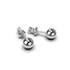White Gold Earrings 338061100 from the manufacturer of jewelry LUNET JEWELERY at the price of $233 UAH: 7
