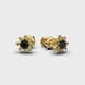 Yellow Gold Diamond Earrings 342581622 from the manufacturer of jewelry LUNET JEWELERY at the price of $778 UAH: 2