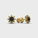 Yellow Gold Diamond Earrings 342581622 from the manufacturer of jewelry LUNET JEWELERY at the price of $778 UAH: 1