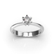 White Gold Diamond Ring 219411121 from the manufacturer of jewelry LUNET JEWELERY at the price of  UAH: 8