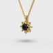 Yellow Gold Diamond Necklace 742601622