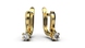 Red Gold Diamond Earrings 37112421