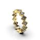 Каблучка з жовтого золота, з діамантами 220763121 від виробника ювелірних прикрас LUNET JEWELLERY по ціні 120 304 грн грн: 3