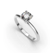 White Gold Diamond Ring 227841121 from the manufacturer of jewelry LUNET JEWELERY at the price of $1 748 UAH: 8