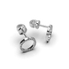 White Gold Diamond Earrings 317121121 from the manufacturer of jewelry LUNET JEWELERY at the price of $353 UAH: 13