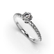 White Gold Diamond Ring 220201121 from the manufacturer of jewelry LUNET JEWELERY at the price of $1 067 UAH: 5
