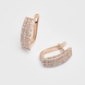 Red Gold Diamond Earrings 32962421 from the manufacturer of jewelry LUNET JEWELERY at the price of $1 238 UAH: 1