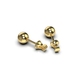 Yellow Gold Earrings 337971600 from the manufacturer of jewelry LUNET JEWELERY at the price of $227 UAH: 3