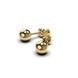 Сережки «Кульки» з жовтого золота 337971600 від виробника ювелірних прикрас LUNET JEWELLERY по ціні 9 125 грн грн: 5
