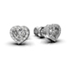 Сережки «Серце» з білого золота, з діамантами 335761121 від виробника ювелірних прикрас LUNET JEWELLERY по ціні 87 917 грн грн: 2