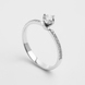White Gold Diamond Ring 231111121 from the manufacturer of jewelry LUNET JEWELERY at the price of $1 033 UAH: 1