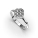 White Gold Diamond Ring 233791121 from the manufacturer of jewelry LUNET JEWELERY at the price of $658 UAH: 6