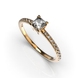 Red Gold Diamond Ring 225182421