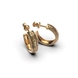 Vyshyvanka Red Gold Earrings 338671300 from the manufacturer of jewelry LUNET JEWELERY at the price of $472 UAH: 7
