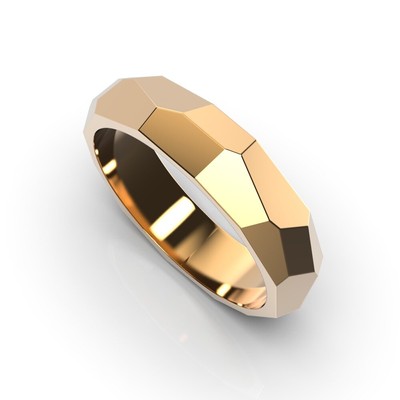 Red Gold Wedding Ring without Stones 210222400 from the manufacturer of jewelry LUNET JEWELERY at the price of 11 448 грн UAH.
