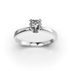 White Gold Diamond Ring 219751121 from the manufacturer of jewelry LUNET JEWELERY at the price of $1 046 UAH: 8