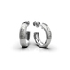 Vyshyvanka White Gold Earrings 338661100 from the manufacturer of jewelry LUNET JEWELERY at the price of $455 UAH: 2