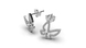 White Gold Diamond Earrings 32871521 from the manufacturer of jewelry LUNET JEWELERY at the price of $1 182 UAH: 9