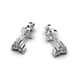 White Gold Diamond Earrings 322471121 from the manufacturer of jewelry LUNET JEWELERY at the price of $518 UAH: 9
