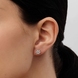 White Gold Diamond Earrings 311741121 from the manufacturer of jewelry LUNET JEWELERY at the price of $945 UAH: 2