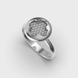 White Gold Diamonds Ring 241201121 from the manufacturer of jewelry LUNET JEWELERY at the price of $879 UAH: 1