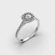 White Gold Diamond Ring 241831121 from the manufacturer of jewelry LUNET JEWELERY at the price of $1 802 UAH: 4