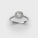 White Gold Diamond Ring 241831121 from the manufacturer of jewelry LUNET JEWELERY at the price of $1 802 UAH: 2