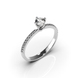 White Gold Diamond Ring 231111121 from the manufacturer of jewelry LUNET JEWELERY at the price of $1 033 UAH: 8