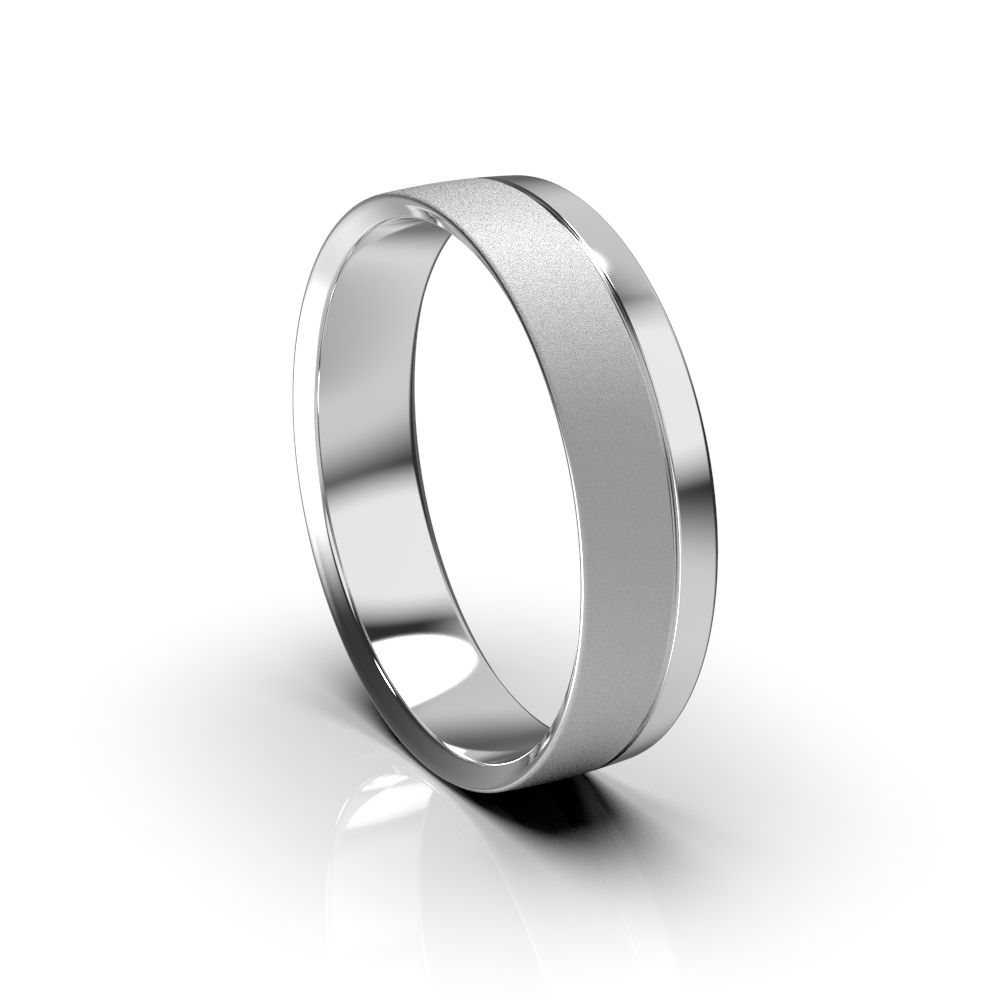 White Gold Wedding Ring 216411100