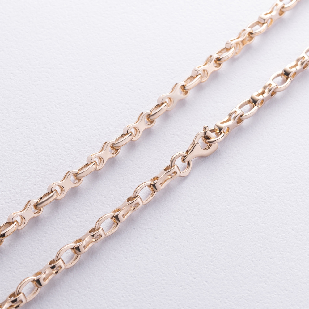 Men's gold chain ц00537