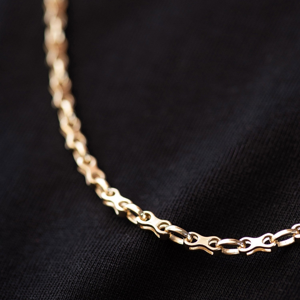 Men's gold chain ц00537