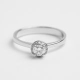 White Gold Diamonds Ring 27411121 from the manufacturer of jewelry LUNET JEWELERY