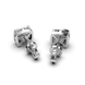 White gold diamond transformer earrings 332921122 from the manufacturer of jewelry LUNET JEWELERY at the price of $645 UAH: 6